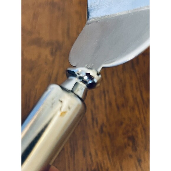 Frontier Forge Stainless Steel Cake Pie Serving Knife Lucite Handle '60 VTG - Picture 4 of 8